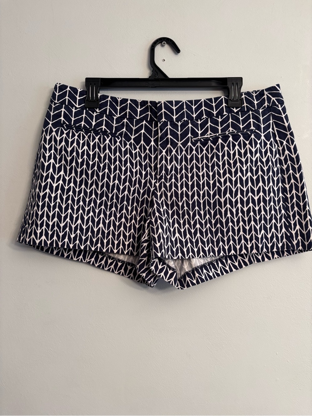 GAP Navy and White Geometric Shorts